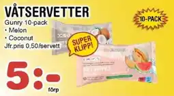 Nya Pulsen Gunry Våtservetter erbjuda