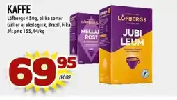 Nya Pulsen LÖFBERGS Kaffe erbjuda