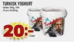 Nya Pulsen Salakis Turkisk yoghurt erbjuda