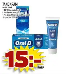 Nya Pulsen Oral-B Tandkräm erbjuda