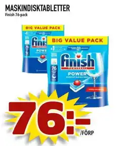 Din Mat FINISH Maskindisktabletter erbjuda