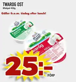 Din Mat MLEKPOL Twarog ost erbjuda