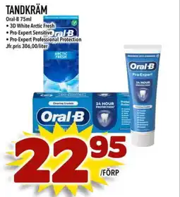 Din Mat ORAL-B Tandkräm erbjuda