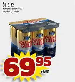 Din Mat NORRLANDS GULD Öl 3,5% erbjuda