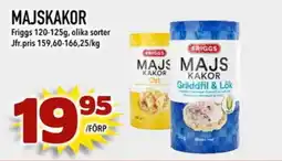 Din Mat FRIGGS Majskakor erbjuda