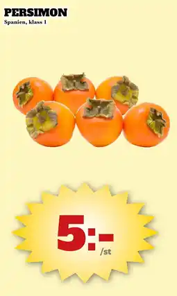 Bonum Matmarknad Persimon erbjuda