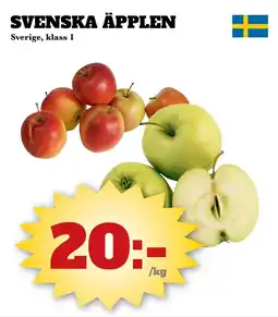 Bonum Matmarknad Svenska äpplen erbjuda