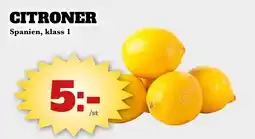 Bonum Matmarknad Citroner erbjuda