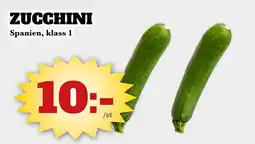 Bonum Matmarknad Zucchini erbjuda