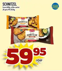 Bonum Matmarknad SCAN Schnitzel erbjuda