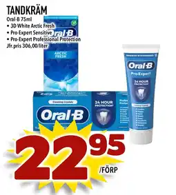 Bonum Matmarknad ORAL-B Tandkräm erbjuda