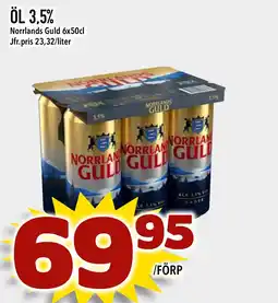 Bonum Matmarknad NORRLANDS GULD Öl 3,5% erbjuda