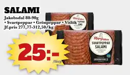 Bonum Matmarknad JAKOBSDAL Salami erbjuda