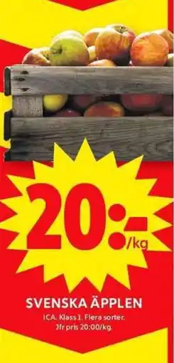 ICA Maxi Svenska äpplen erbjuda