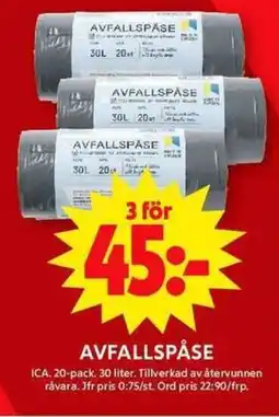 ICA Maxi ICA Avfallspåse erbjuda