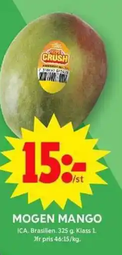 ICA Maxi ICA Mogen mango erbjuda