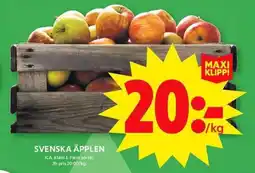 ICA Maxi Svenska äpplen erbjuda