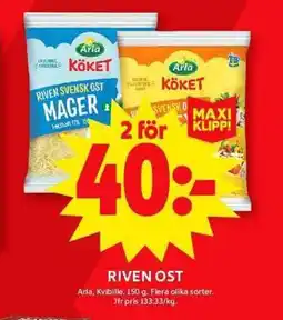 ICA Maxi ARLA Riven ost erbjuda