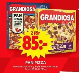 ICA Maxi GRANDIOSA Pan pizza erbjuda