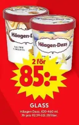 ICA Maxi HÄAGEN DAZS Glass erbjuda