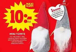 ICA Maxi Mini tomte erbjuda