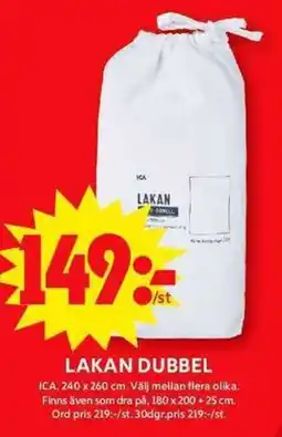 ICA Maxi ICA Lakan dubbel erbjuda