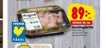 City Gross Favorit Kycklinglårfile erbjuda