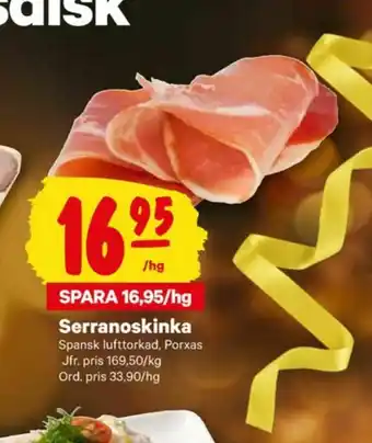 City Gross Porxas Serranoskinka erbjuda