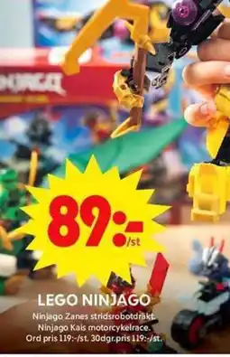 ICA Maxi LEGO Ninjago erbjuda