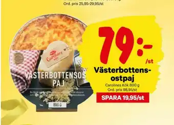City Gross Carolines Kök Matpajer erbjuda