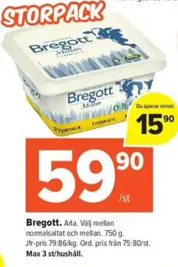 Coop Extra ARLA Bregott erbjuda