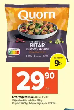 Coop Extra QUORN Ovo-vegetariska erbjuda