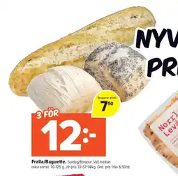 Coop Extra Fralla/baguette erbjuda