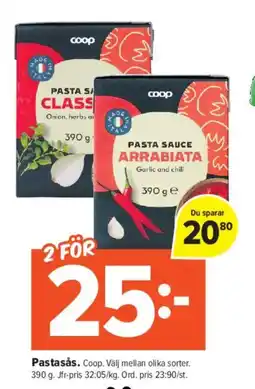 Coop Extra COOP Pastasås erbjuda