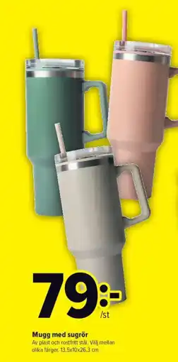 Coop Extra Mugg med sugrör erbjuda