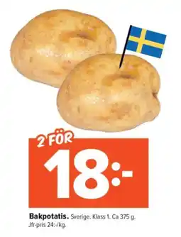 Coop Extra Bakpotatis erbjuda