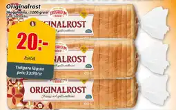 Extra Mjällby Stormarknad SKOGAHOLMS Originalrost erbjuda