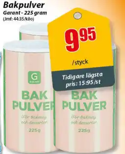 Extra Mjällby Stormarknad GARANT Bakpulver erbjuda