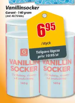 Extra Mjällby Stormarknad GARANT Vanillinsocker erbjuda