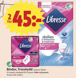 ICA Nära LIBRESSE Bindor, trosskydd erbjuda