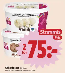 ICA Nära SIA GLASS Gräddglass erbjuda