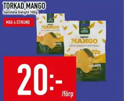 Matdax SUNSHINE DELIGHT Torkad mango erbjuda