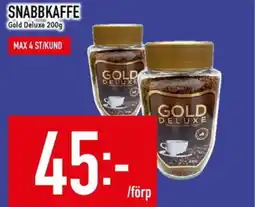 Matdax GOLD DELUXE Snabbkaffe erbjuda