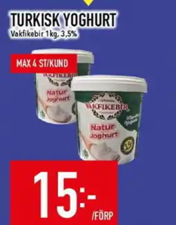 Matdax VAKFIKEBIR Turkisk yoghurt erbjuda