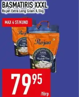 Matdax ROJAN Basmatiris xxxl erbjuda