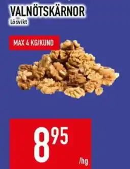Matdax Valnötskärnor erbjuda