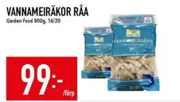 Matdax GARDEN FOOD Vannameiräkor råa erbjuda