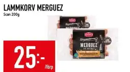 Matdax SCAN Lammkorv merguez erbjuda