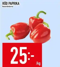 Matdax Röd paprika erbjuda