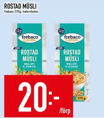 Matdax FREBACO Rostad müsli erbjuda
